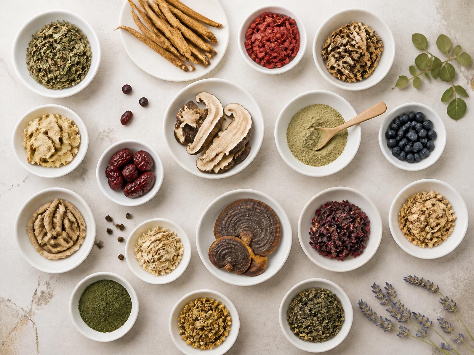 Botanical ingredient catalogue — extracts, powders and dried botanicals