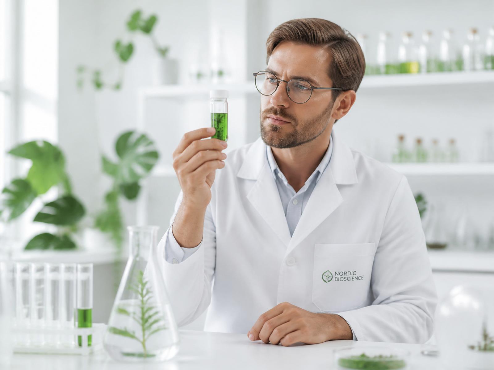 Third-party analytical laboratory testing botanical extract samples